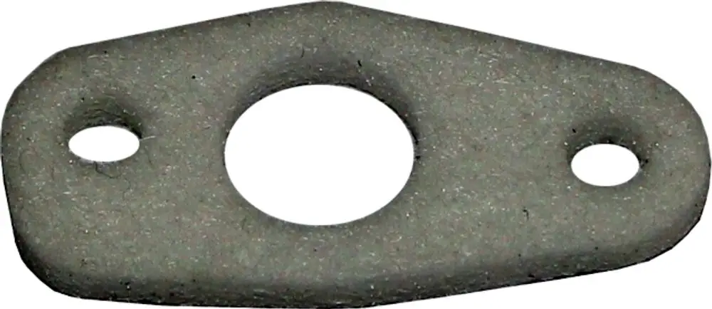Flachdichtung aus grauem Material mit Löchern zur Befestigung, geeignet für Anwendungen wie die Ionisationselektrode. Produkt von Wolf.